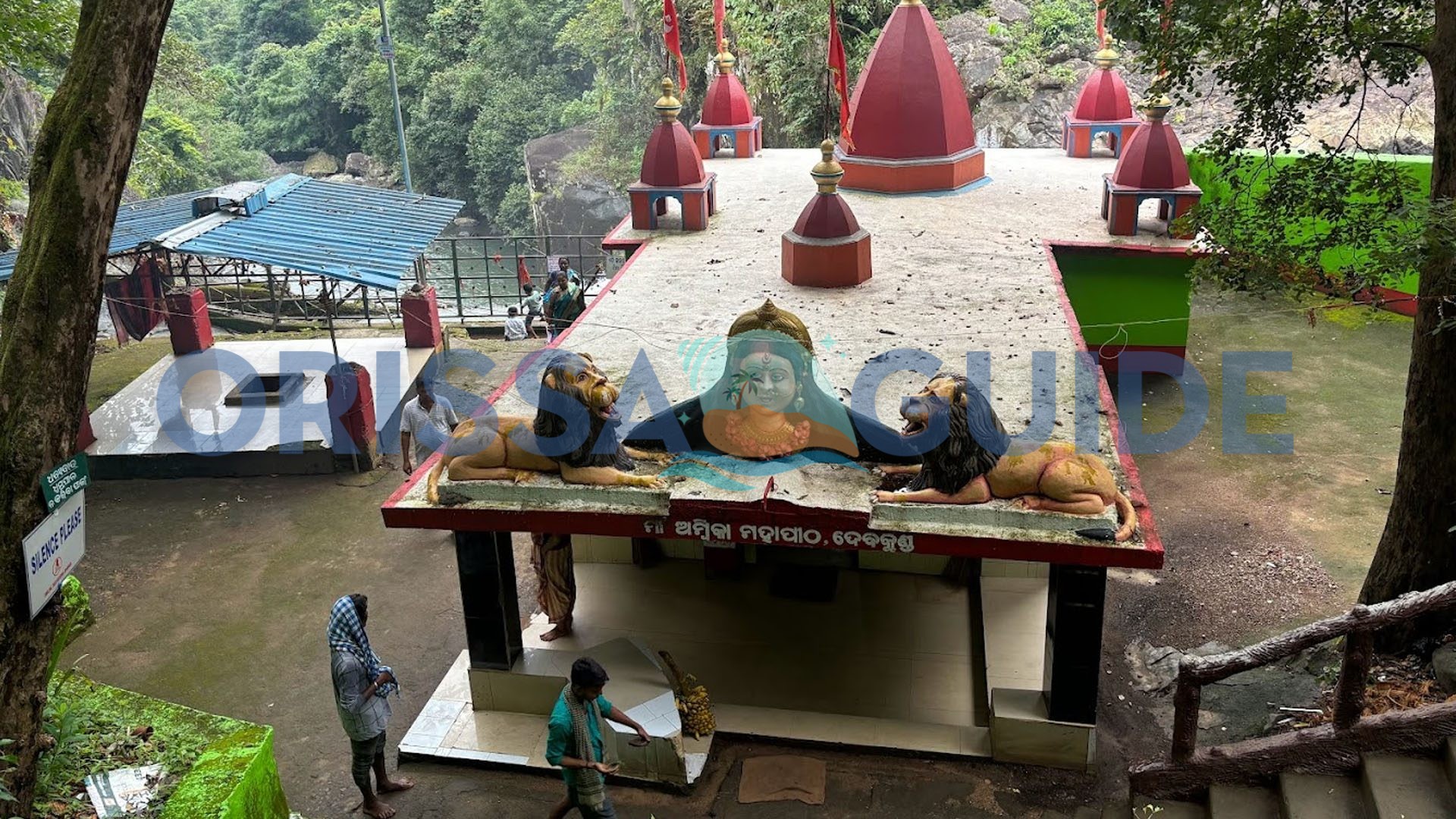 Devkund Ambika Temple & Waterfall, Mayurbhanj, Odisha