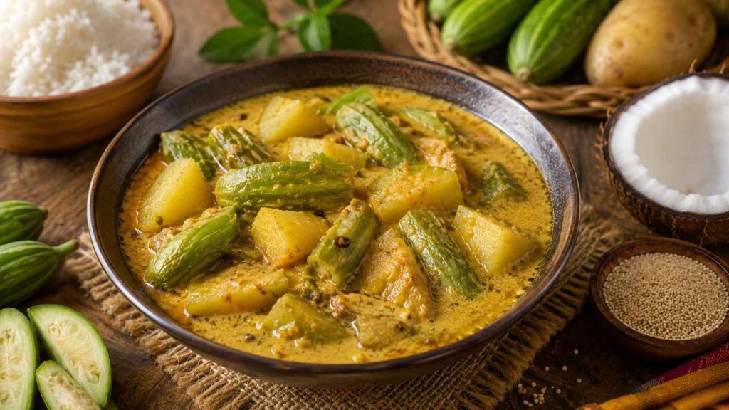 Aloo Potala Rasa: The Traditional Odia Curry of Pointed Gourd and Potatoes Aloo Potala Rasa: The Traditional Odia Curry of Pointed Gourd and Potatoes